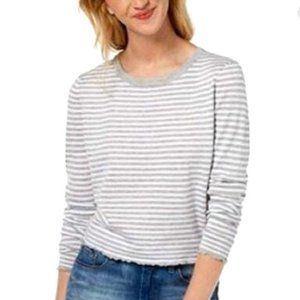 ULTRA Flirt by Ikeddi Juniors Lettuce-Edge Pullover, Size Large